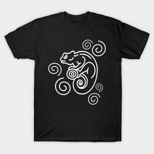 Trippy Psychedelic Chameleon Lizard T-Shirt